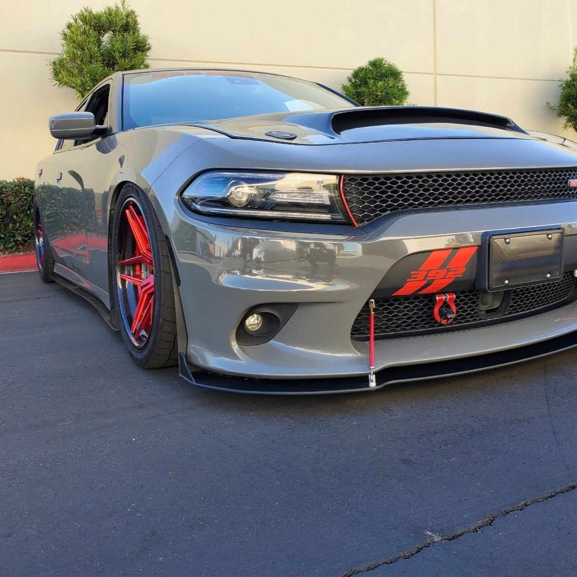 Dodge Charger 2015–2023 SRT Stealth Front Splitter Extension – Hellcat, Scat Pack, Daytona | ZL1 Addons