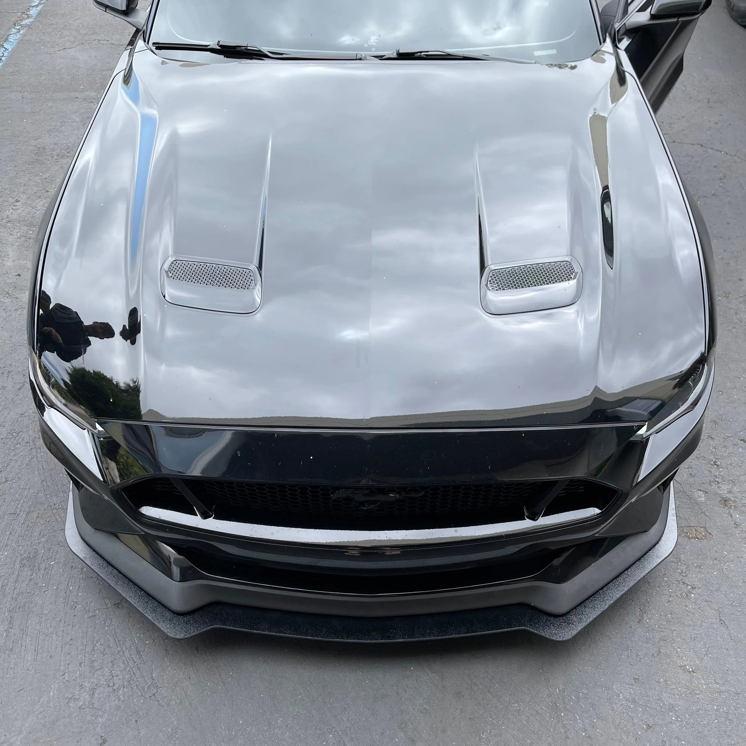 2018–2023 Ford Mustang GT Performance Pack Splitter Extension – ABS Front Lip Extension