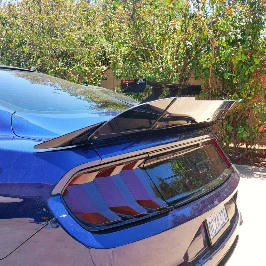 MMD V-Series Wicker Bill Rear Spoiler Extension for 2015–2023 Ford Mustang (Lexan)