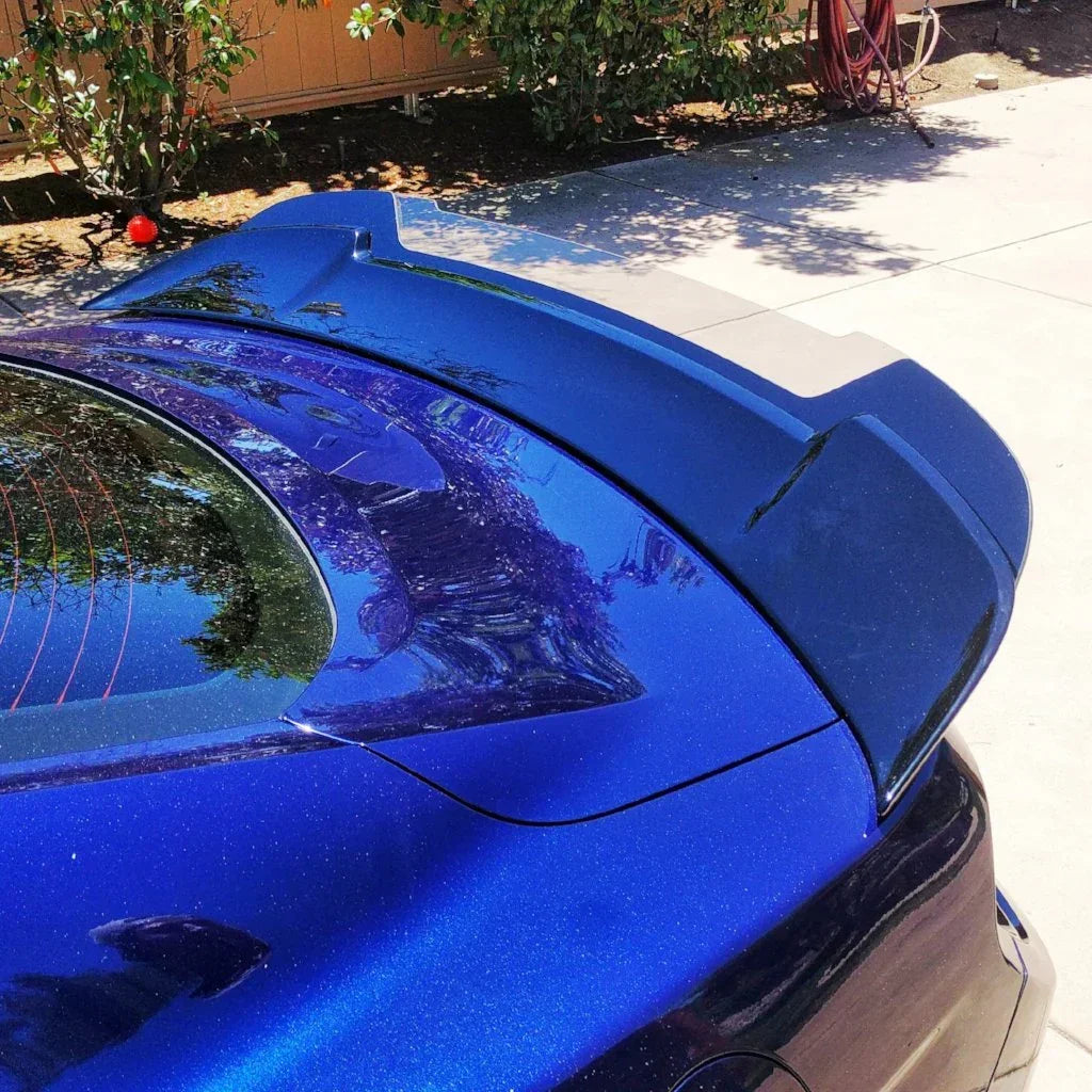 MMD V-Series Wicker Bill Rear Spoiler Extension for 2015–2023 Ford Mustang (Lexan)
