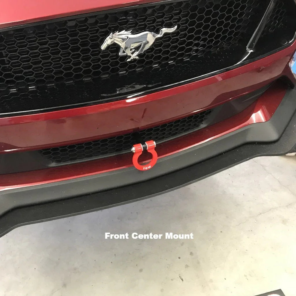 2018–2023 Ford Mustang GT & Performance Pack Feather Lite Tow Hook – Billet Aluminum Track Tow Hook