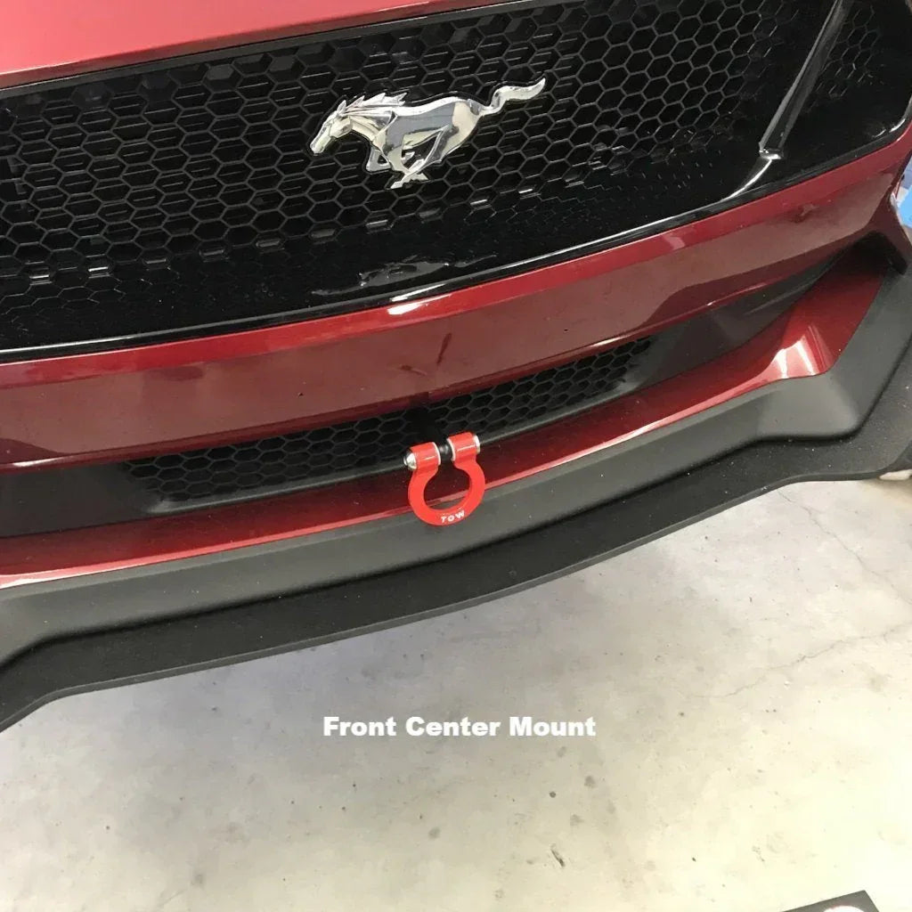 Feather Lite Stealth Tow Hook for 2018–2023 Ford Mustang GT & Performance Pack – Billet Aluminum Track Tow Hook