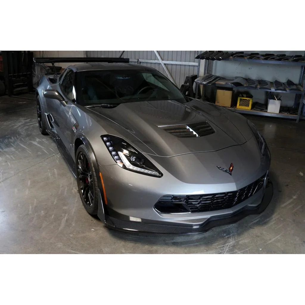 Chevrolet Corvette C7 / C7 Z06 Carbon Fiber Front Air Dam Lip by APR Performance