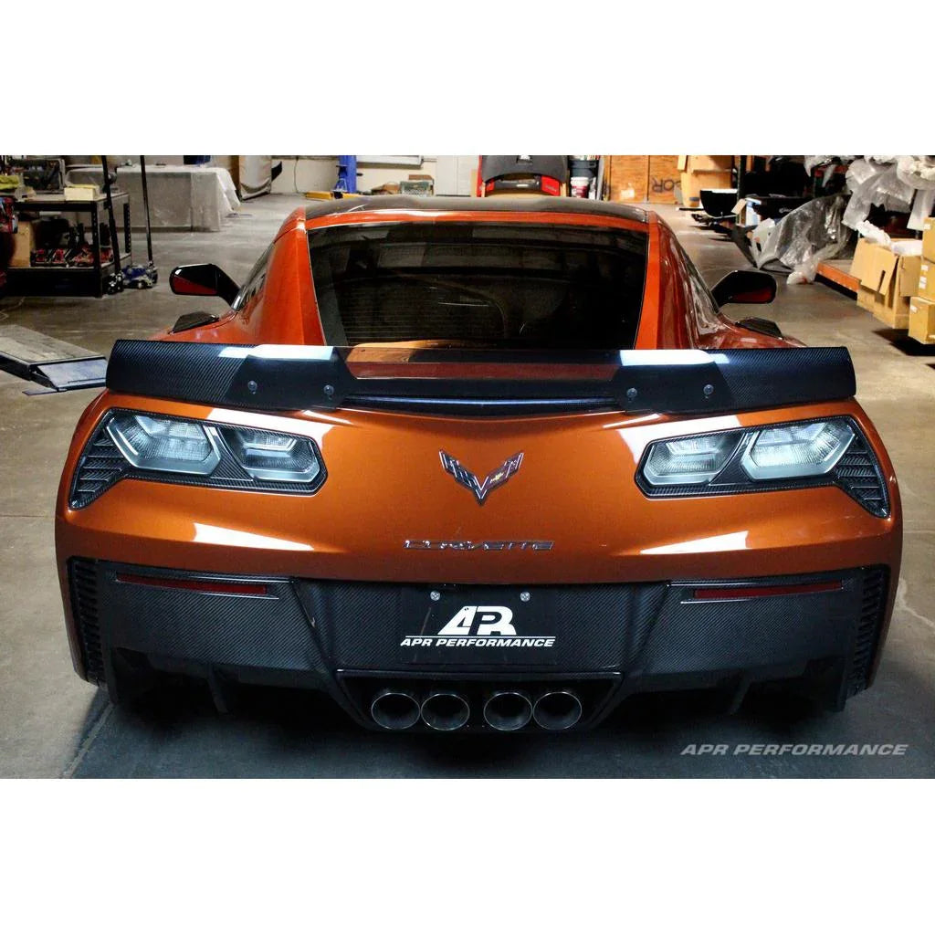 Chevrolet Corvette C7 / C7 Z06 Carbon Fiber Rear Tail Light Bezels by APR Performance