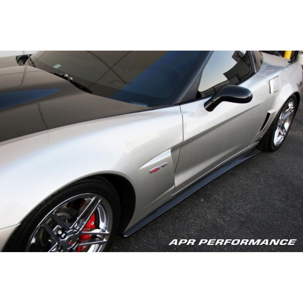 APR Performance Carbon Fiber Side Rocker Extensions / Side Skirts for Chevrolet Corvette C6 Z06 & Grand Sport