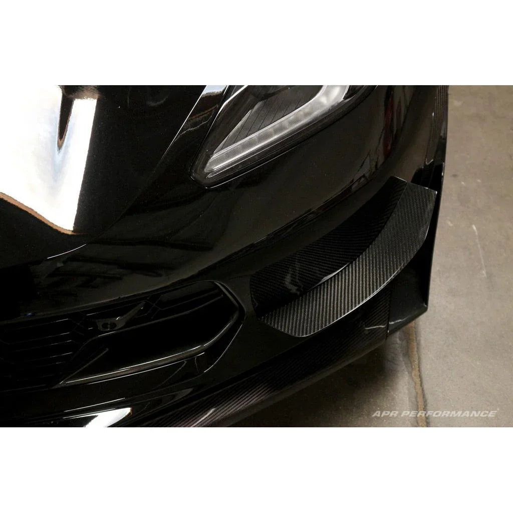 Chevrolet Corvette C7 / C7 Z06 Carbon Fiber Front Bumper Race Canards by APR Performance