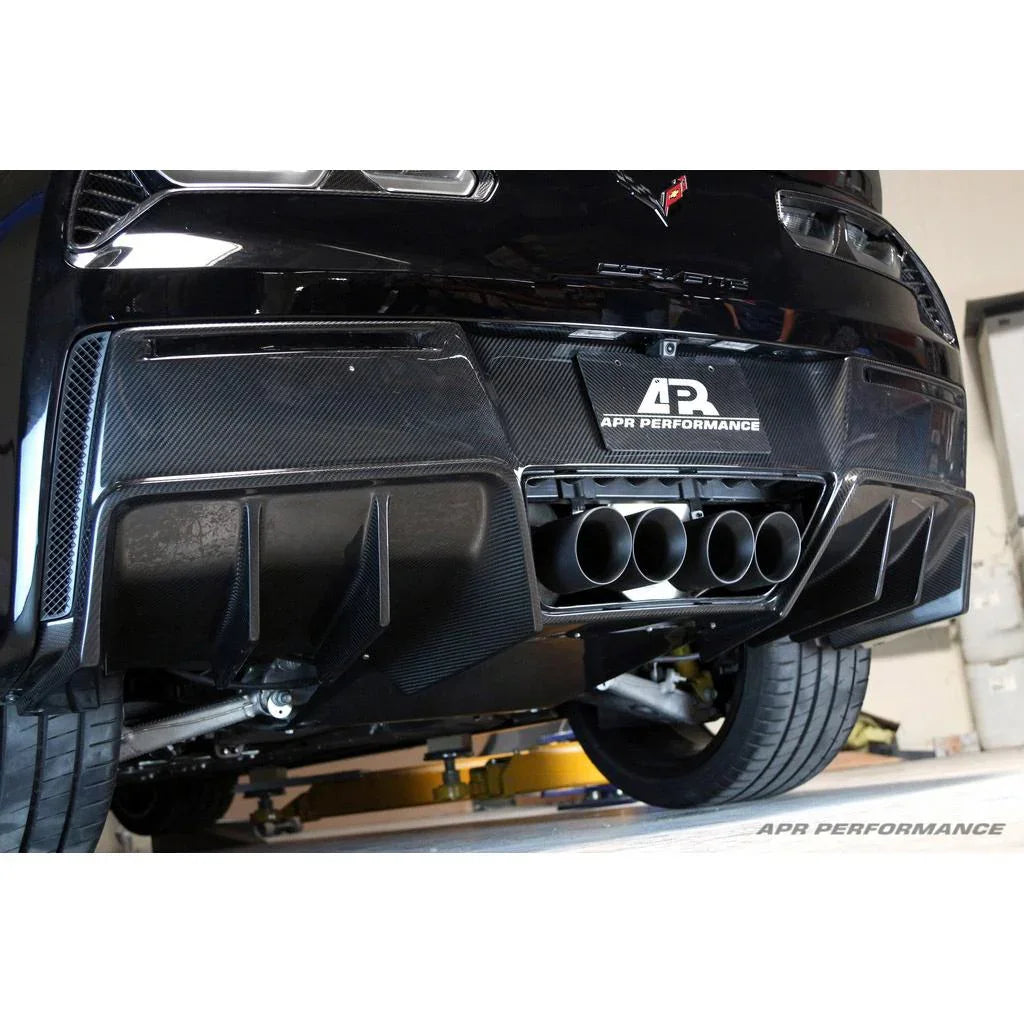 Chevrolet Corvette C7 / C7 Z06 Carbon Fiber Rear Diffuser (Version 2) by APR Performance