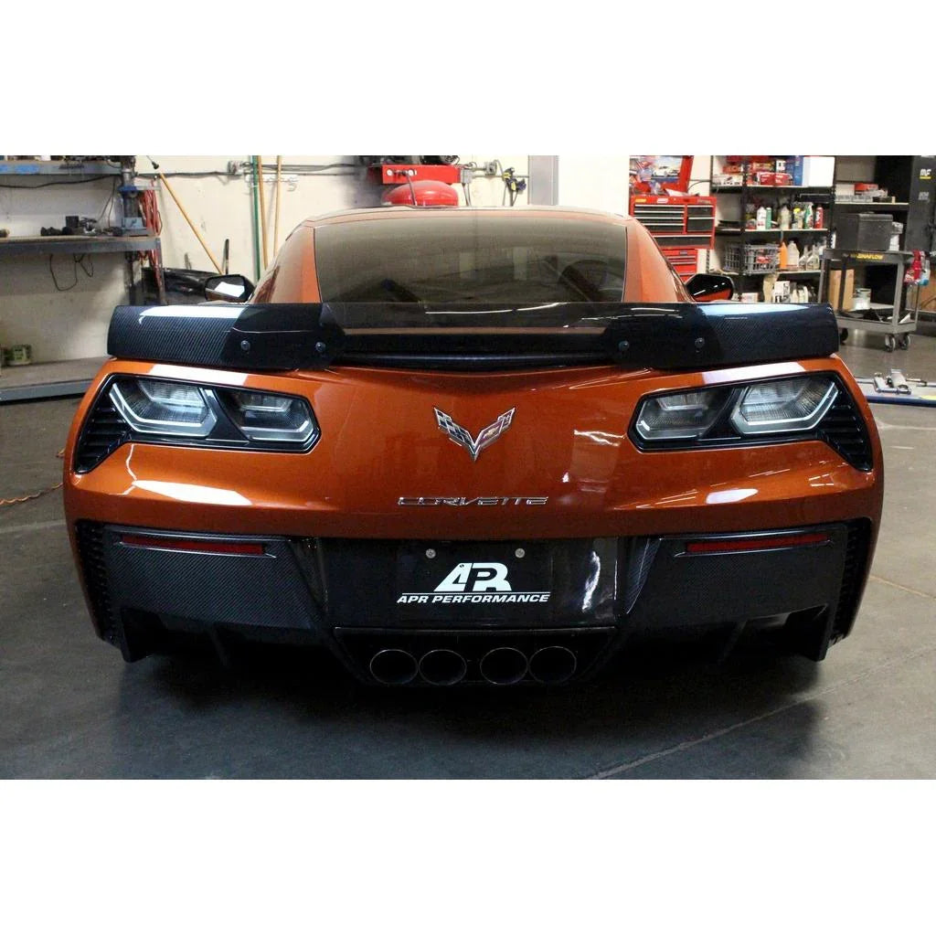 Chevrolet Corvette C7 Z06 Carbon Fiber Rear Deck Track Pack Spoiler by APR Performance