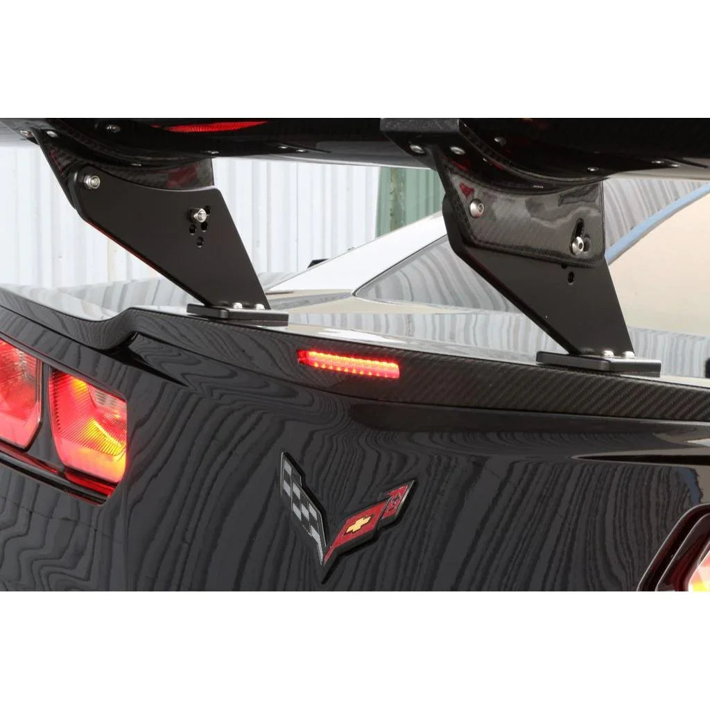 Chevrolet Corvette C7 Z06 / Grand Sport GTC-500 Chassis Mount Carbon Fiber Adjustable Rear Wing by APR Performance