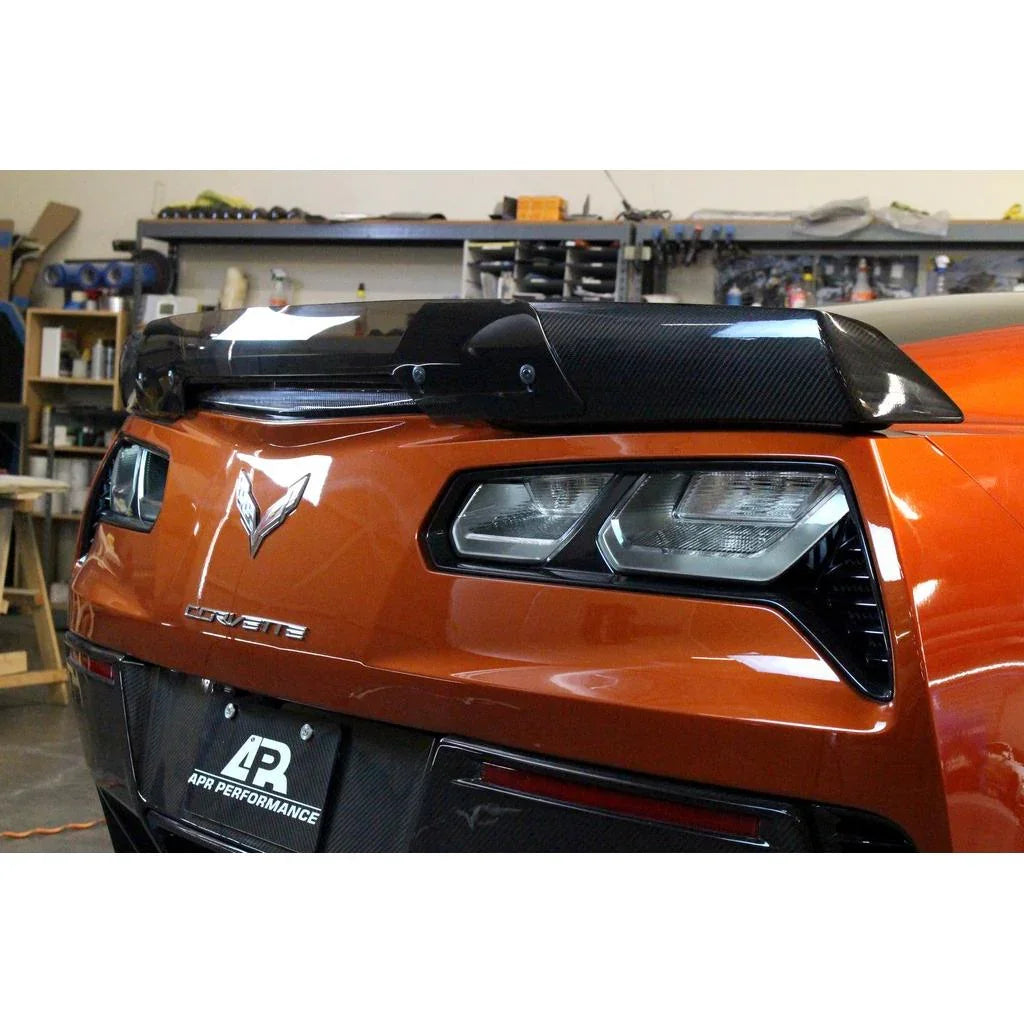 Chevrolet Corvette C7 Z06 Carbon Fiber Rear Deck Track Pack Spoiler by APR Performance