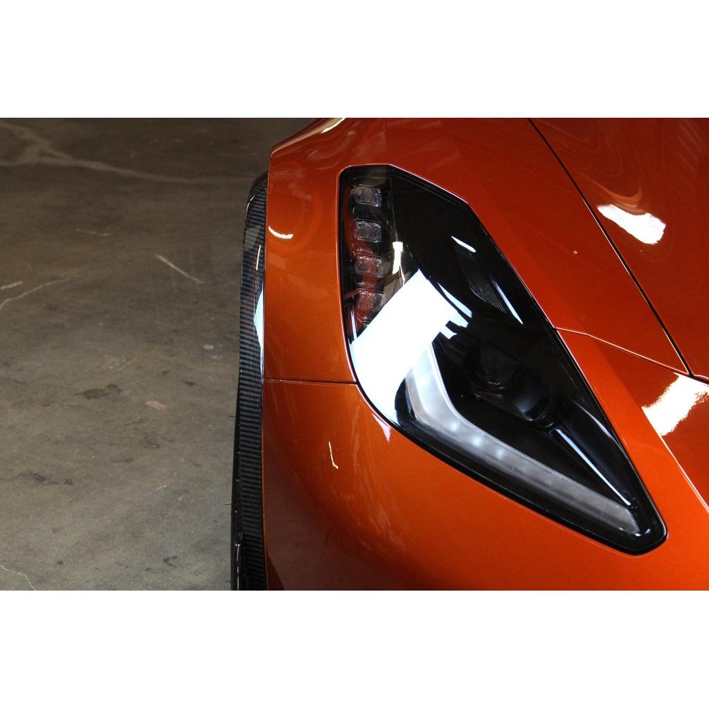 Chevrolet Corvette C7 Z06 / Grand Sport Carbon Fiber Fender Wheel Arch Moldings (OEM Replacement) by APR Performance