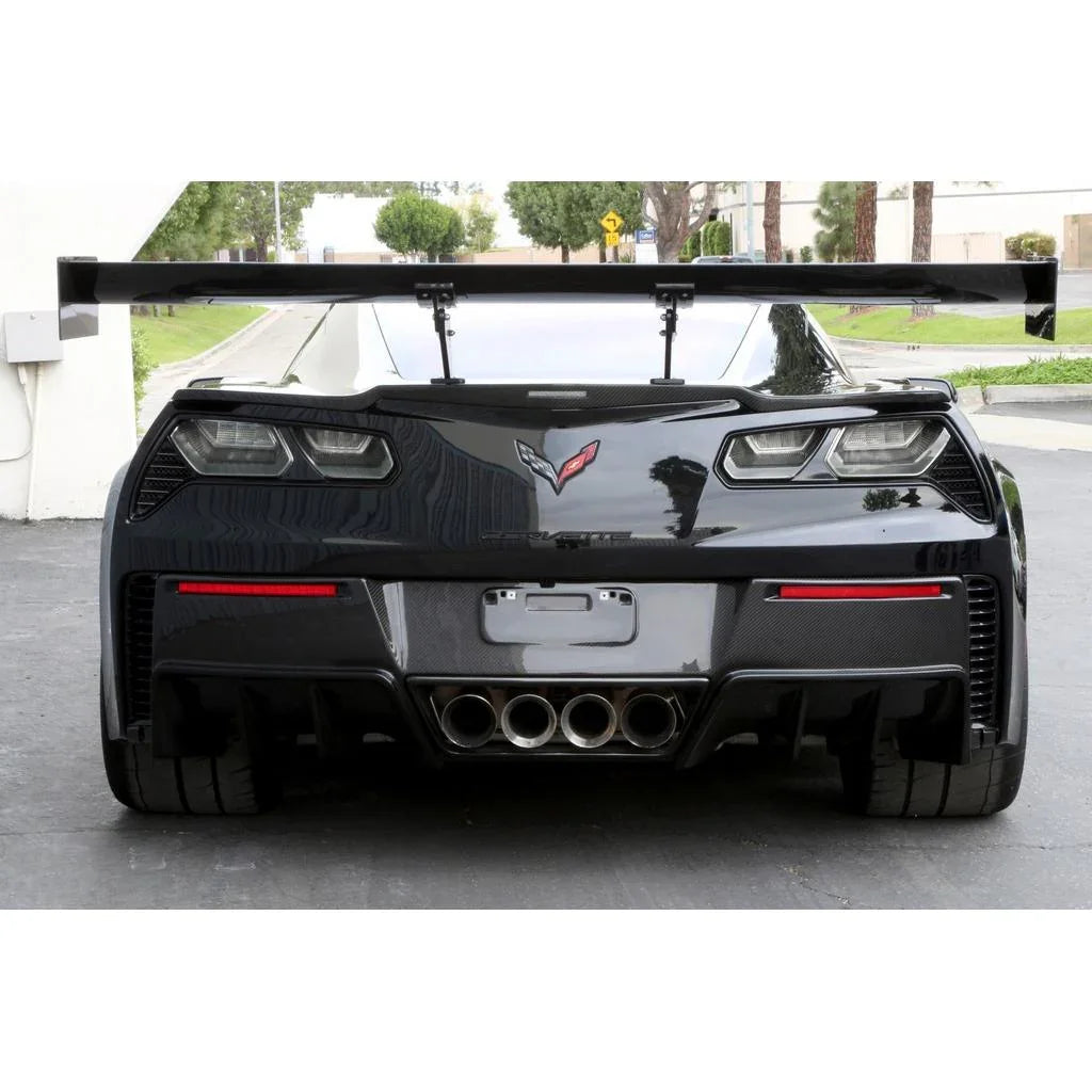 Chevrolet Corvette C7 Z06 / Grand Sport GTC-500 Chassis Mount Carbon Fiber Adjustable Rear Wing by APR Performance