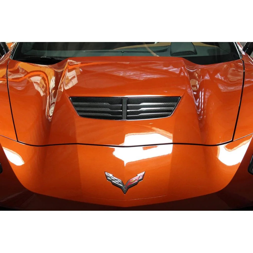 Chevrolet Corvette C7 / C7 Z06 Carbon Fiber Hood Vent (OEM Replacement) by APR Performance