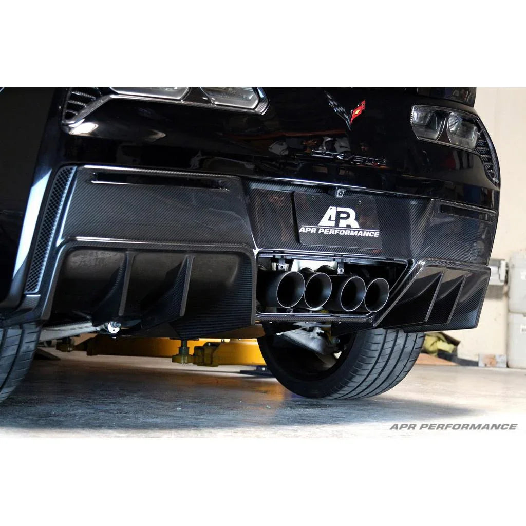 Chevrolet Corvette C7 / C7 Z06 Carbon Fiber Rear Diffuser (Version 2) by APR Performance