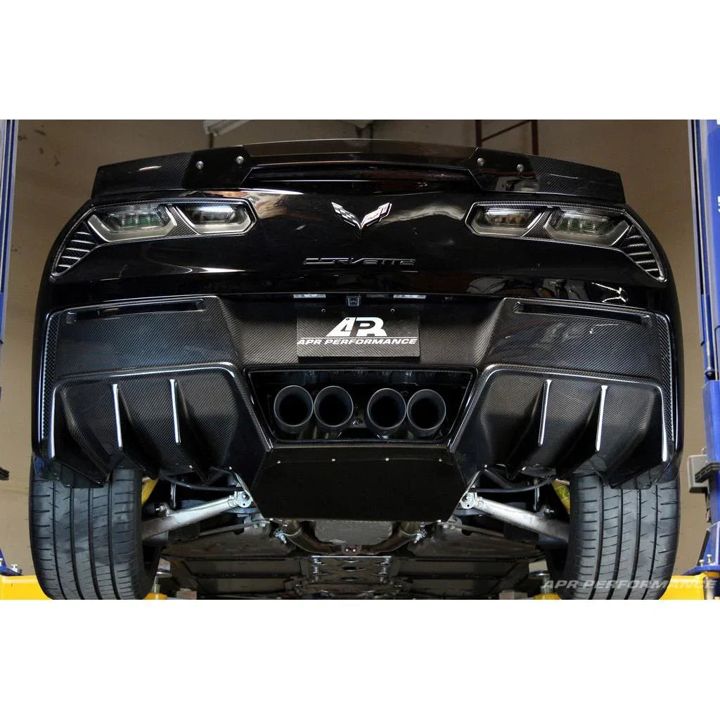 Chevrolet Corvette C7 / C7 Z06 Carbon Fiber Rear Diffuser (Version 2) by APR Performance