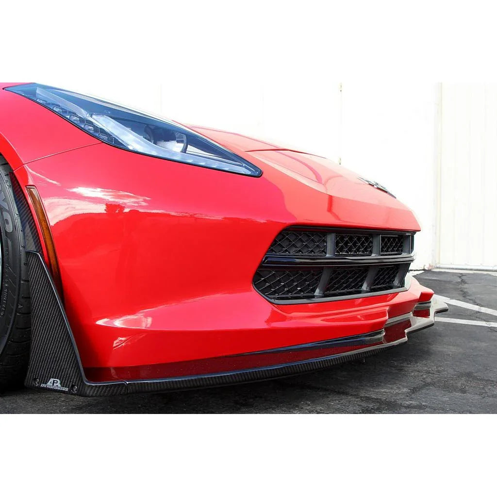 Chevrolet Corvette C7 / C7 Z06 Carbon Fiber Front Air Dam Lip by APR Performance
