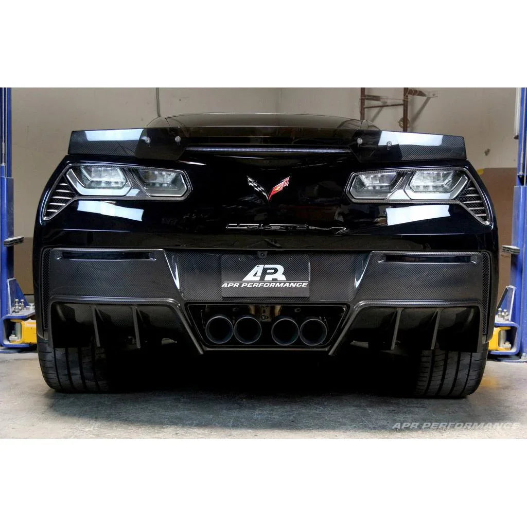 Chevrolet Corvette C7 / C7 Z06 Carbon Fiber Rear Diffuser (Version 2) by APR Performance