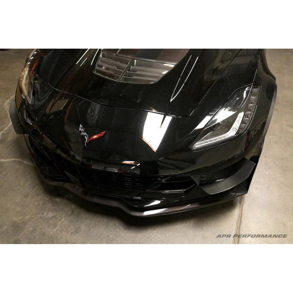 Chevrolet Corvette C7 / C7 Z06 Carbon Fiber Front Bumper Race Canards by APR Performance