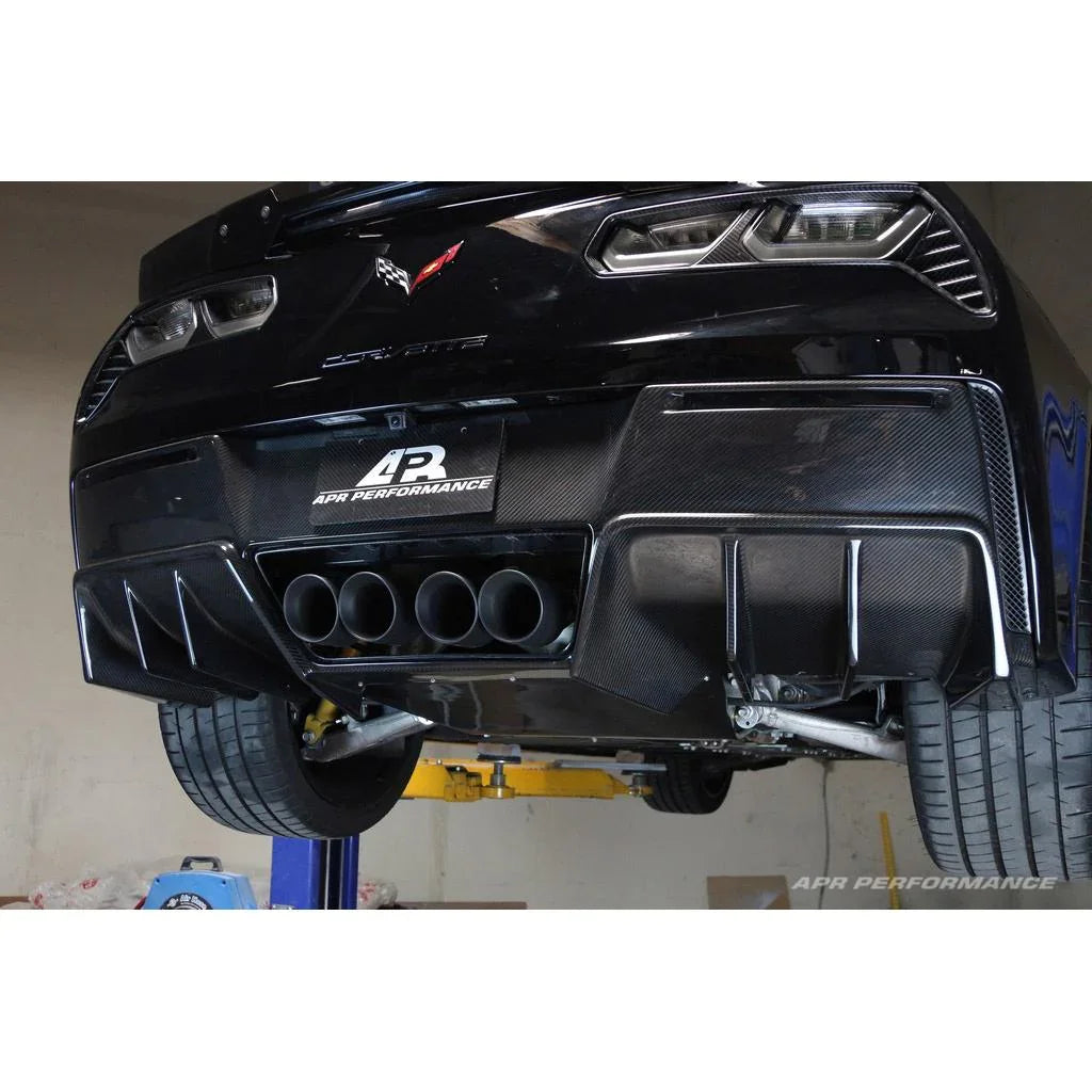Chevrolet Corvette C7 / C7 Z06 Carbon Fiber Rear Diffuser (Version 2) by APR Performance