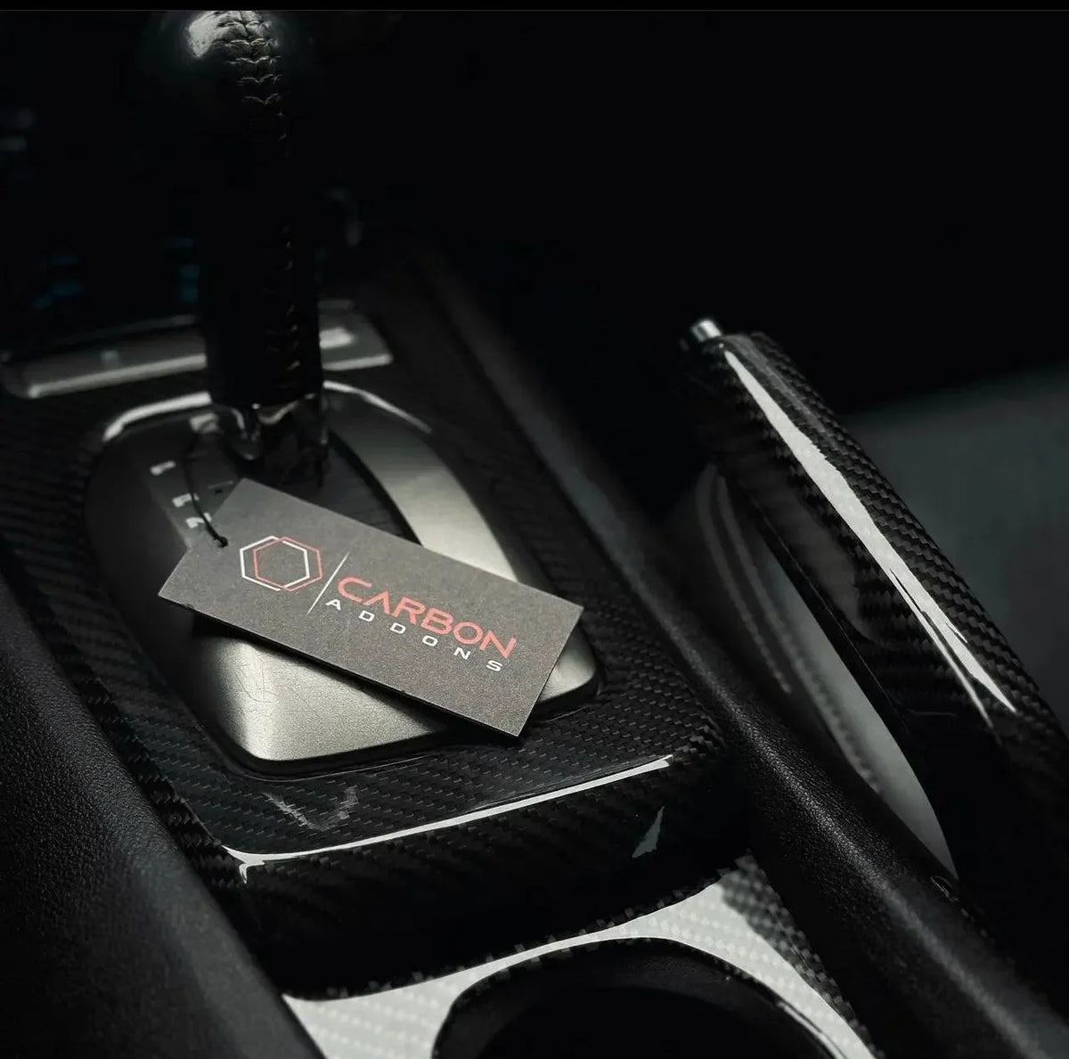 Interior Carbon Fiber Center Console Cover for 2010-2015 Chevy Camaro - carbonaddons Carbon Fiber Parts, Accessories, Upgrades, Mods