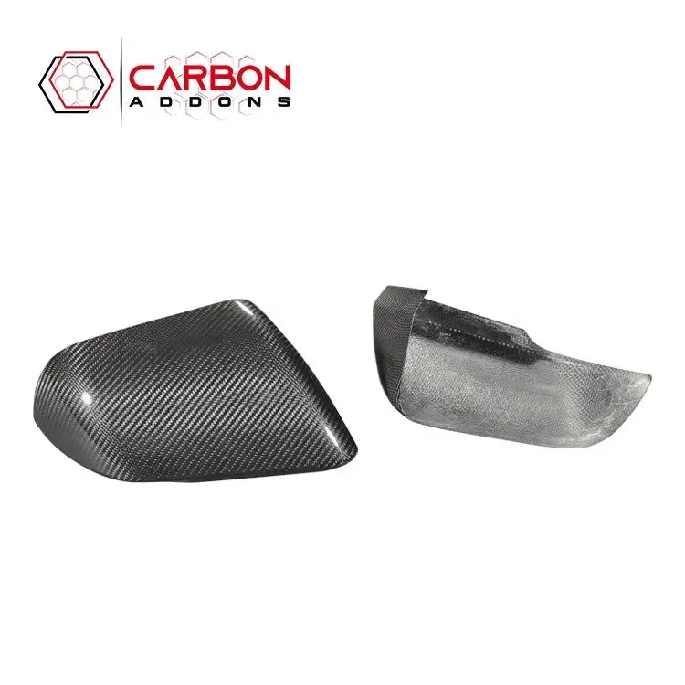 Real carbon fiber mirror covers for American vehicles, sleek and durable design