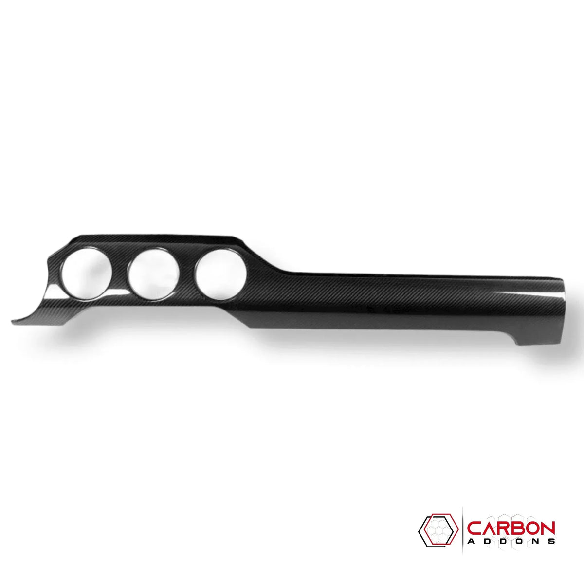 Mustang 2015-2023 Hard Carbon Fiber Dashboard Cover - carbonaddons Carbon Fiber Parts, Accessories, Upgrades, Mods