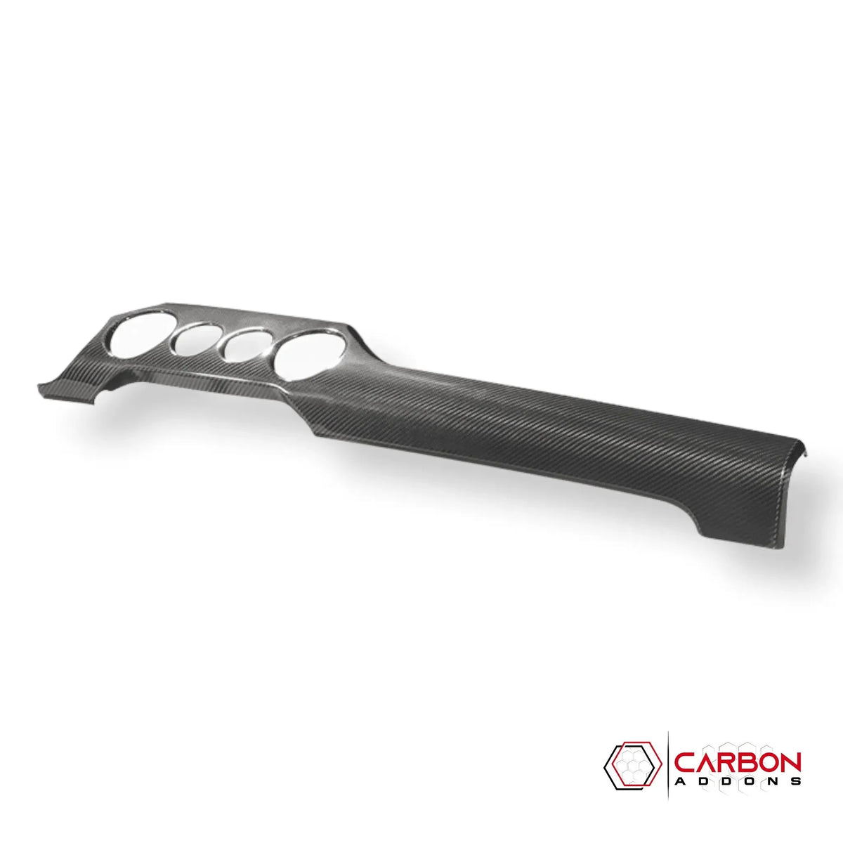 Mustang 2015-2023 Hard Carbon Fiber Dashboard Cover - carbonaddons Carbon Fiber Parts, Accessories, Upgrades, Mods