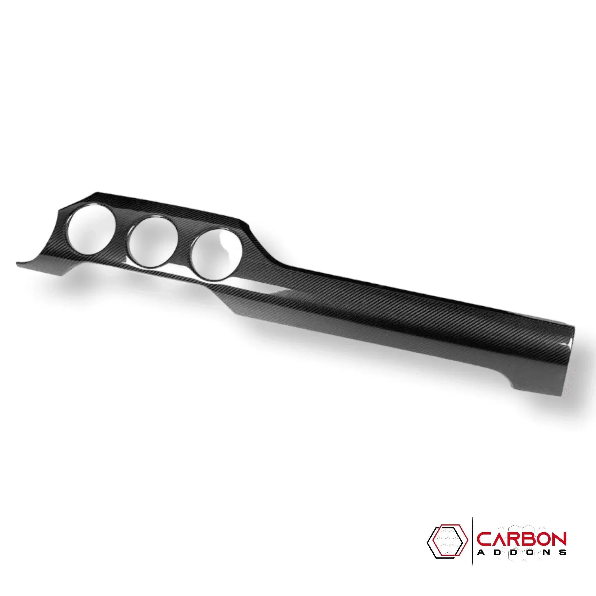 Mustang 2015-2023 Hard Carbon Fiber Dashboard Cover - carbonaddons Carbon Fiber Parts, Accessories, Upgrades, Mods