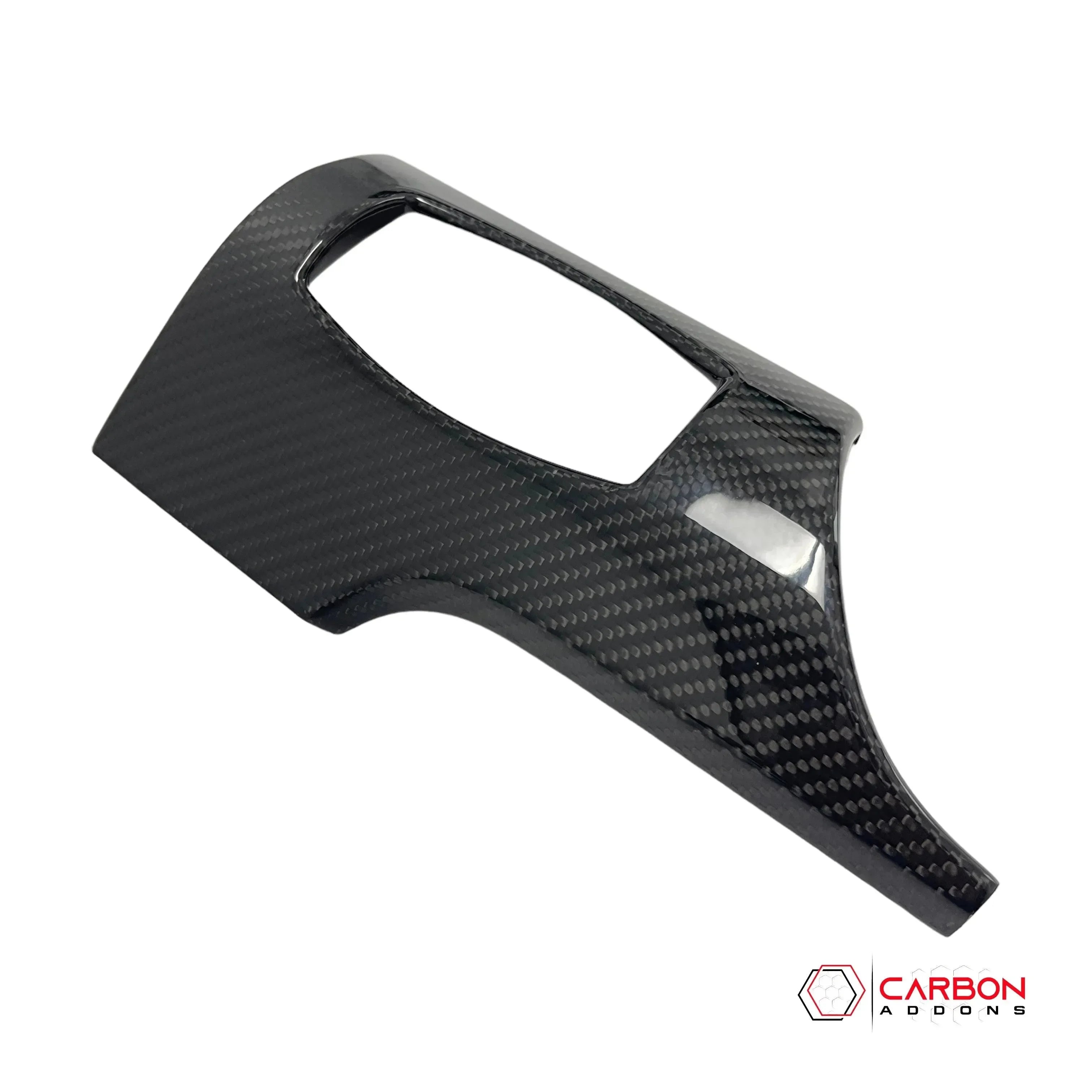 Mustang 2015-2023 Hard Carbon Fiber Driver Side Dashboard Trim Covers - carbonaddons Carbon Fiber Parts, Accessories, Upgrades, Mods
