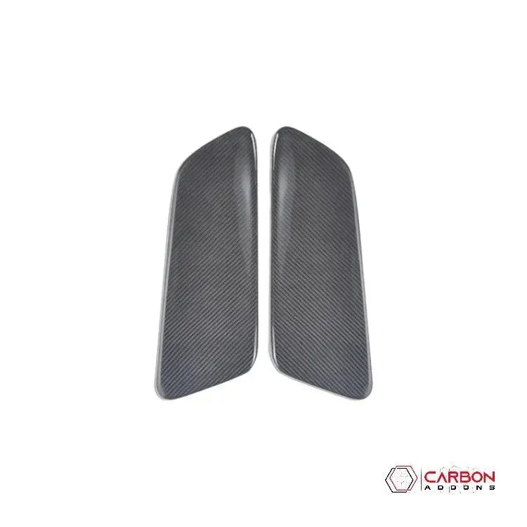 Mustang 2015-2023 Hard Carbon Fiber Rear Seat Side Trim Covers - carbonaddons Carbon Fiber Parts, Accessories, Upgrades, Mods