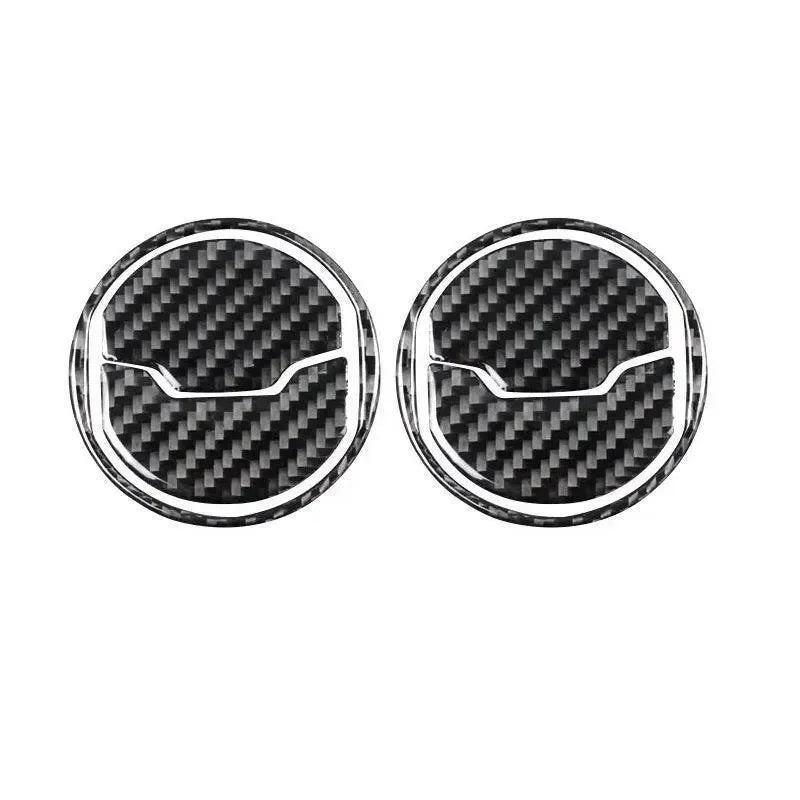Real carbon fiber wheel center caps with chrome trim for Chevy Camaro, Corvette, Mustang, F150, Bronco, Raptor, Charger, Challenger, Durango, RAM TRX