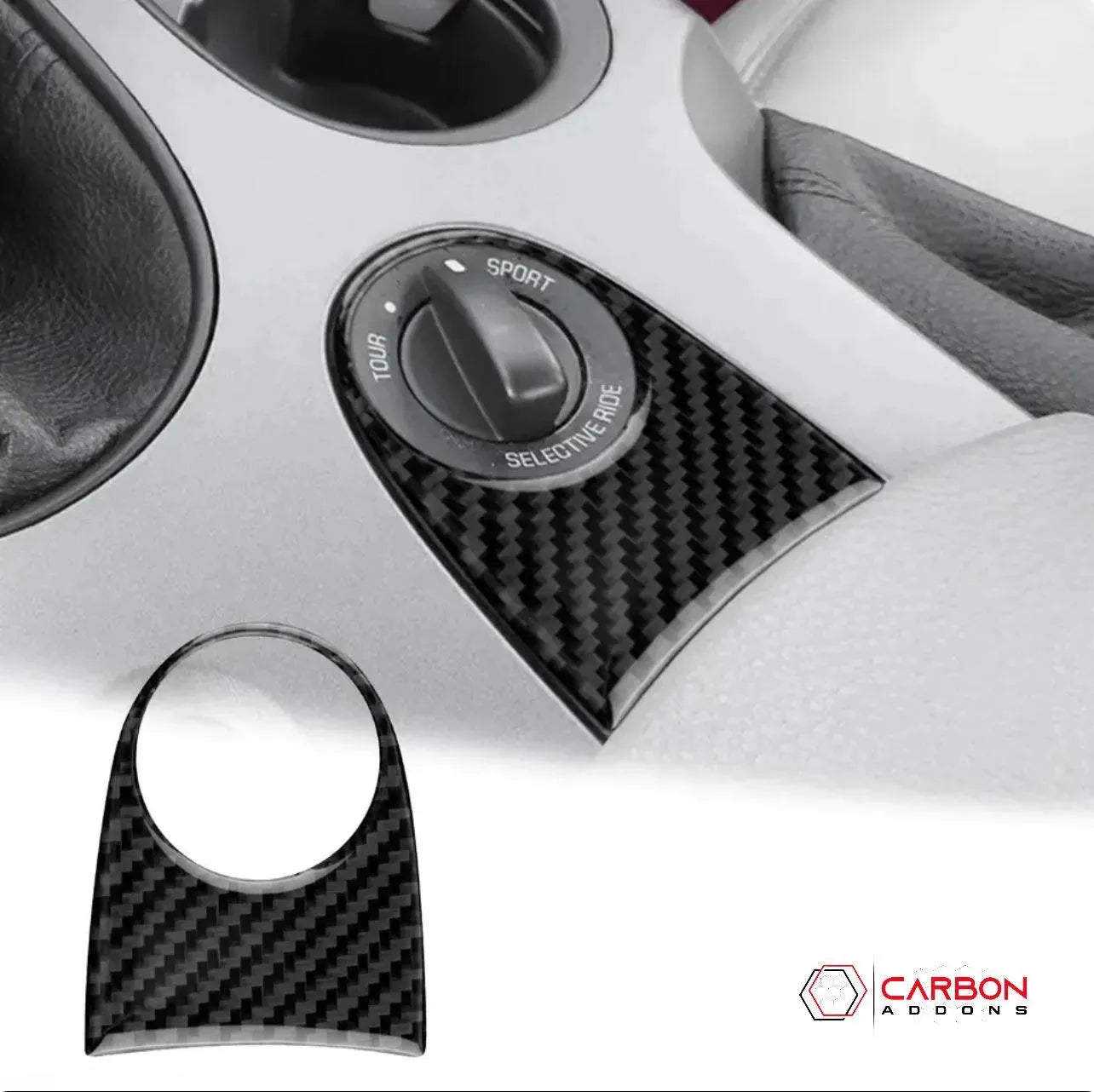 Real Carbon Center Console Trim Overlay | C6 2005-2013 Corvette - carbonaddons Carbon Fiber Parts, Accessories, Upgrades, Mods