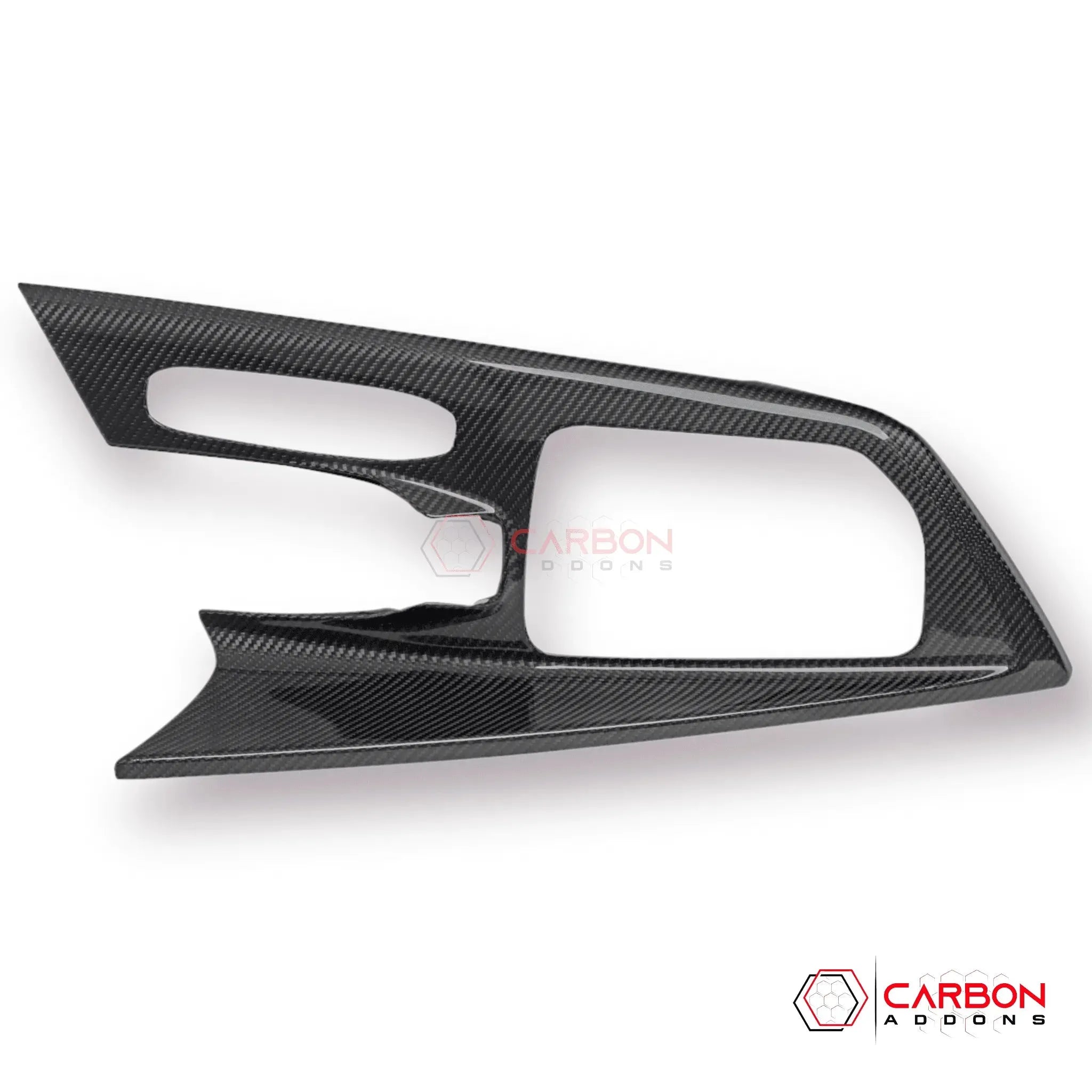 Real Carbon Fiber Center Console Cover | 2020-2023 C8 Corvette - carbonaddons Carbon Fiber Parts, Accessories, Upgrades, Mods
