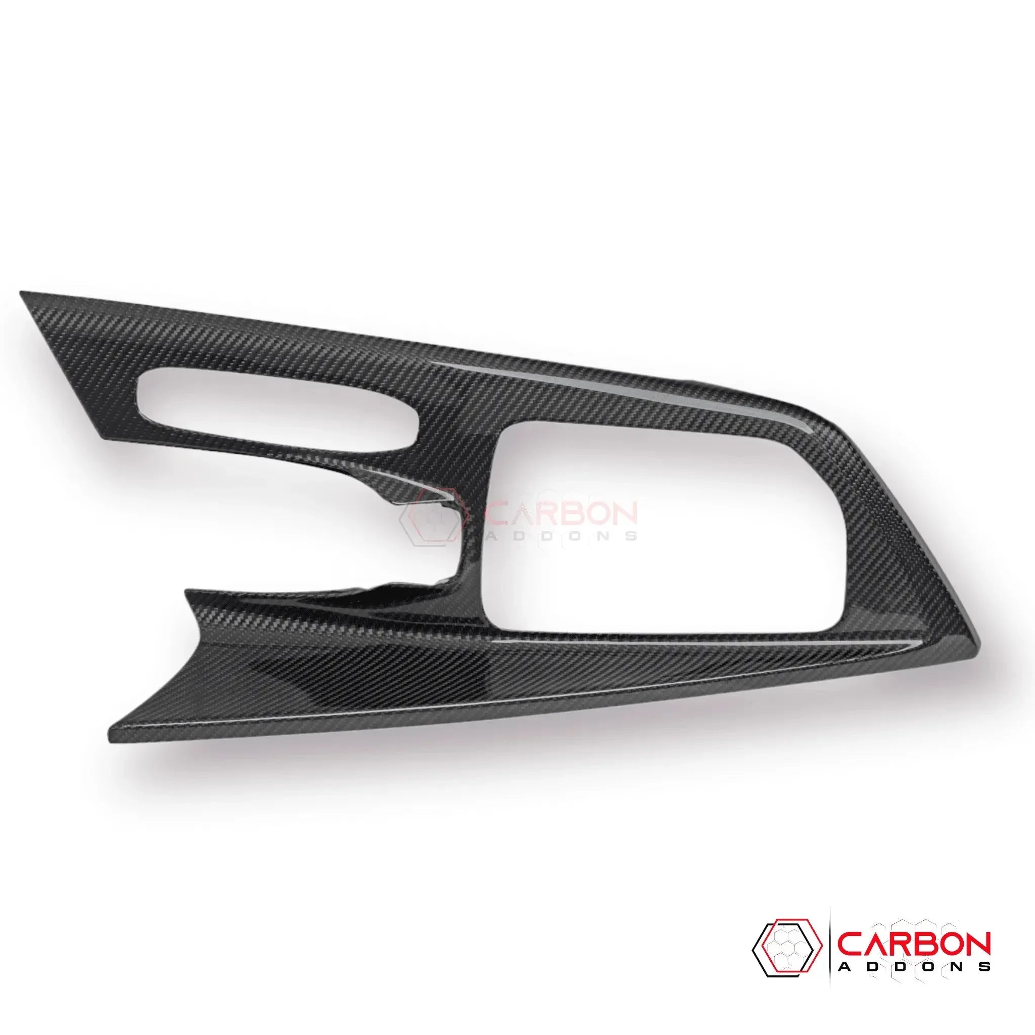 Real Carbon Fiber Center Console Cover | 2020-2023 C8 Corvette - carbonaddons Carbon Fiber Parts, Accessories, Upgrades, Mods