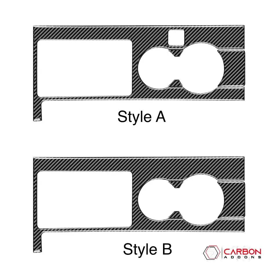 Real Carbon Fiber Center Console Overlay | Ford Mustang 2005-2009 - carbonaddons Carbon Fiber Parts, Accessories, Upgrades, Mods