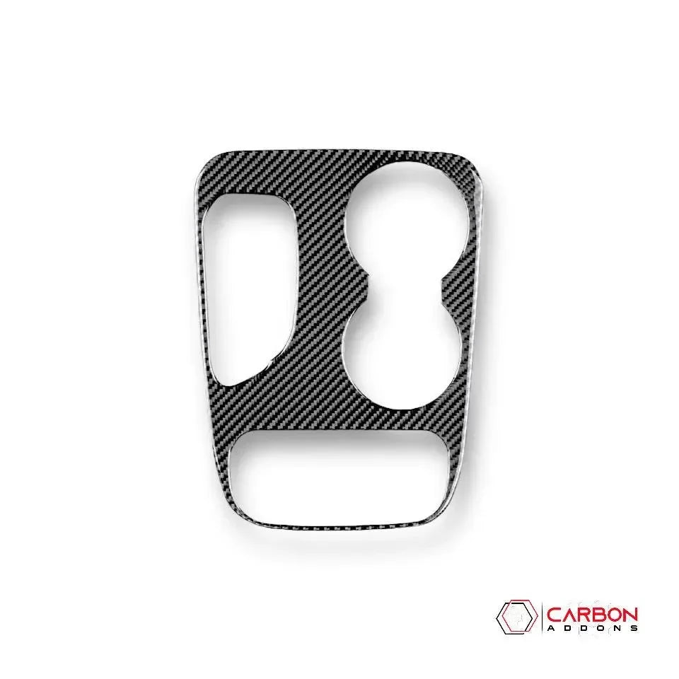 Real Carbon Fiber Center Console Panel Overlay for 2011-2020 Dodge Durango - carbonaddons Carbon Fiber Parts, Accessories, Upgrades, Mods