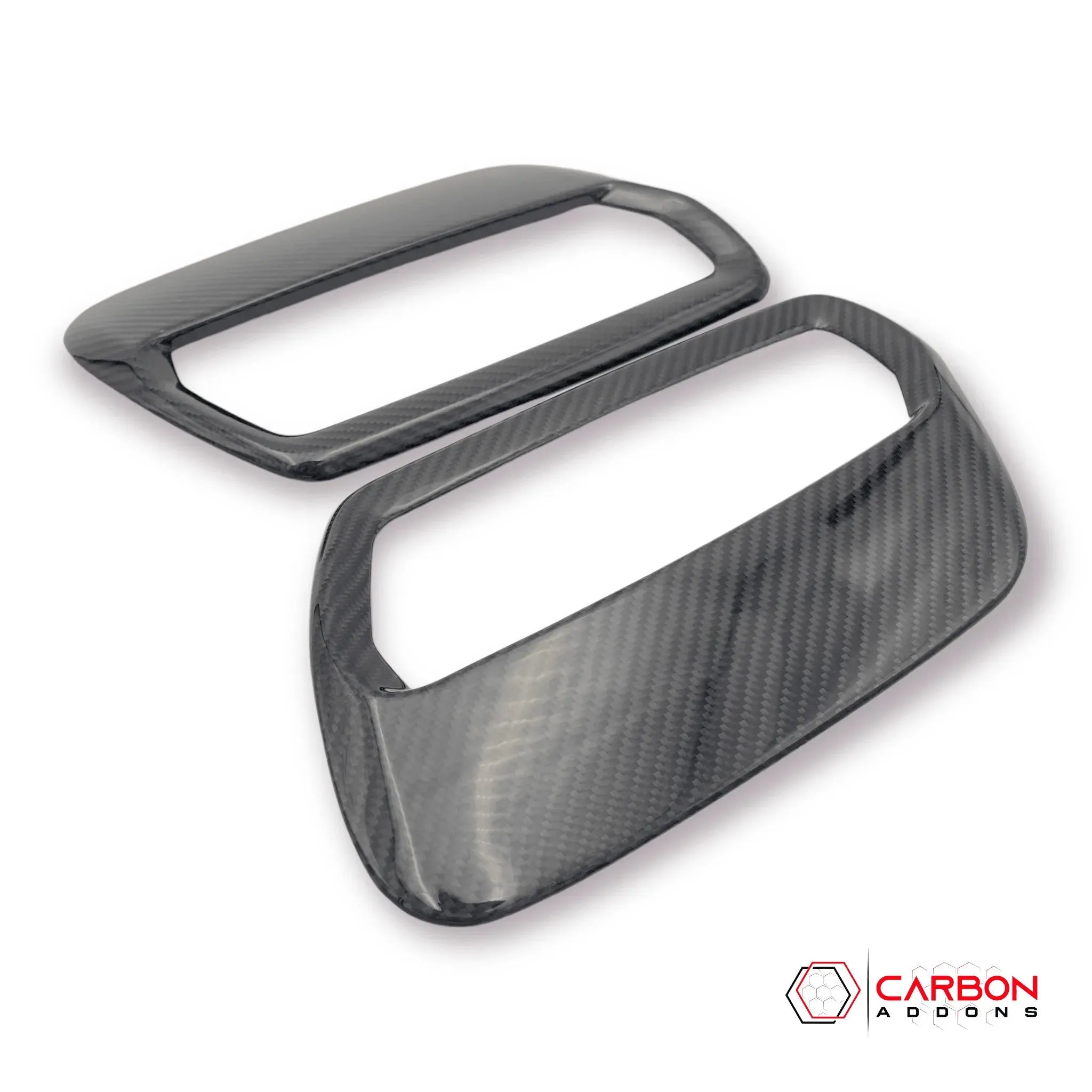 Real Carbon Fiber Hood Vent Cover for For Ford Mustang 2018-2023 - carbonaddons Carbon Fiber Parts, Accessories, Upgrades, Mods