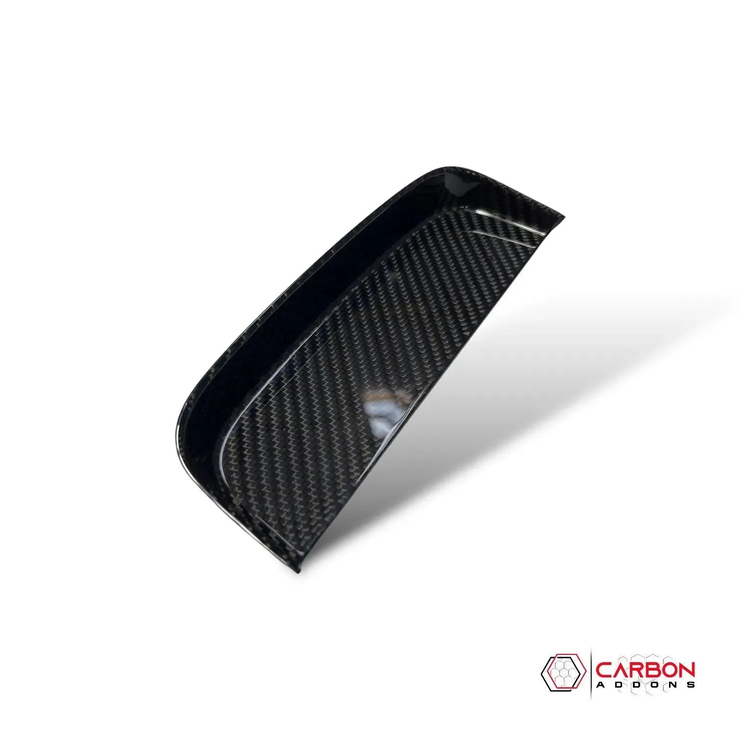 Real Carbon Fiber interior coin tray cover | 2015-2023 Ford Mustang - carbonaddons Carbon Fiber Parts, Accessories, Upgrades, Mods