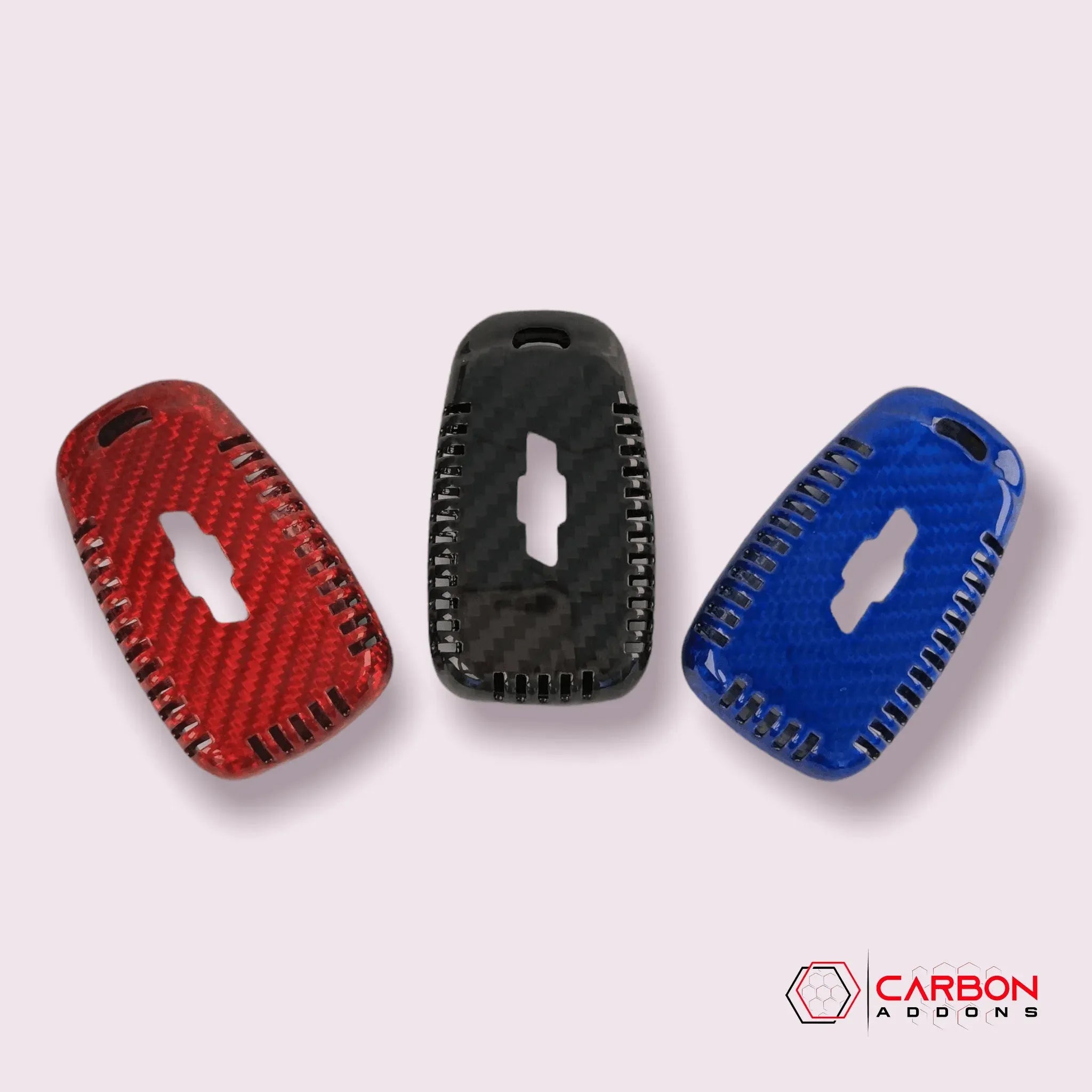 Real Carbon Fiber Key Fob Cover for Chevy Camaro 2016-2024 - carbonaddons Carbon Fiber Parts, Accessories, Upgrades, Mods
