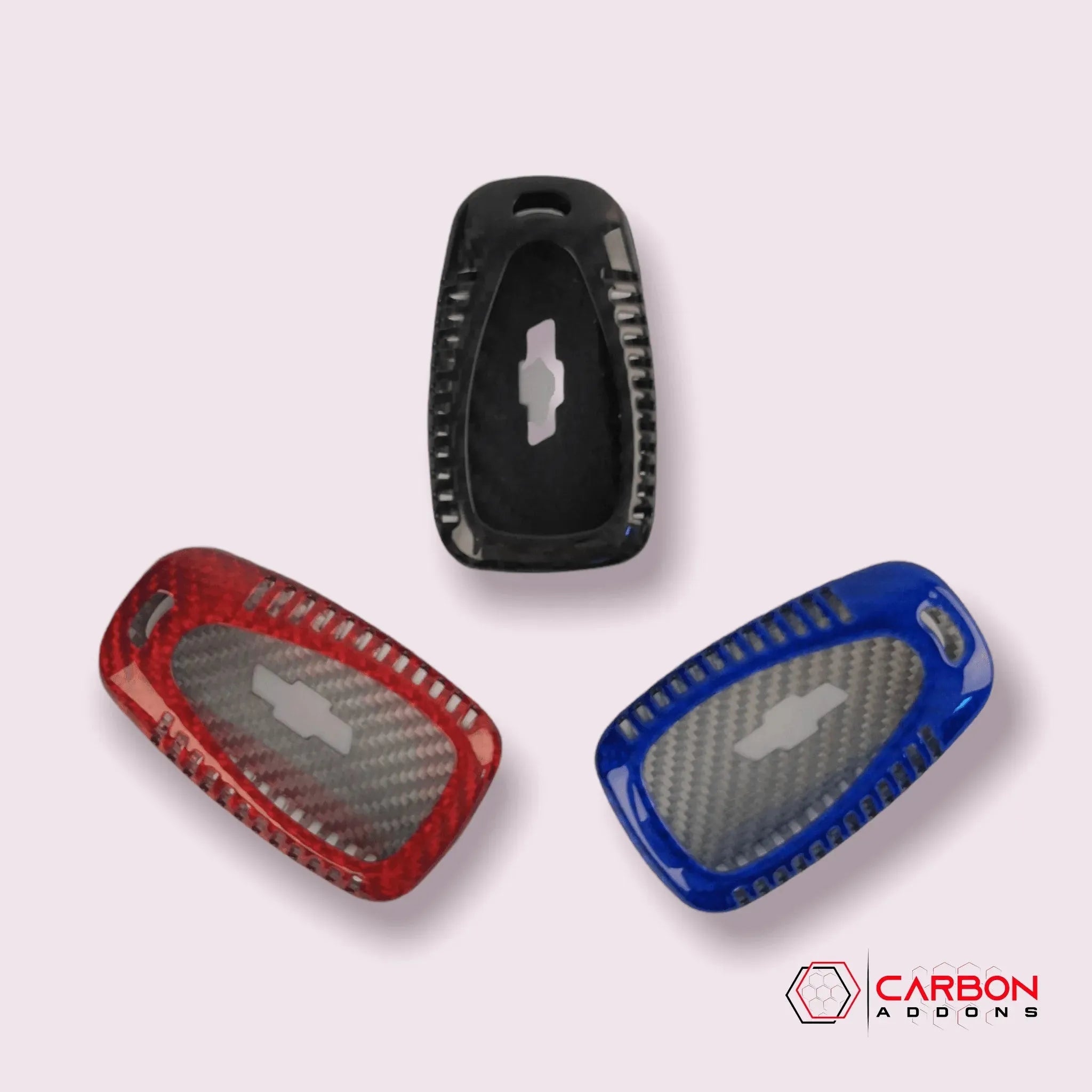 Real Carbon Fiber Key Fob Cover for Chevy Camaro 2016-2024 - carbonaddons Carbon Fiber Parts, Accessories, Upgrades, Mods
