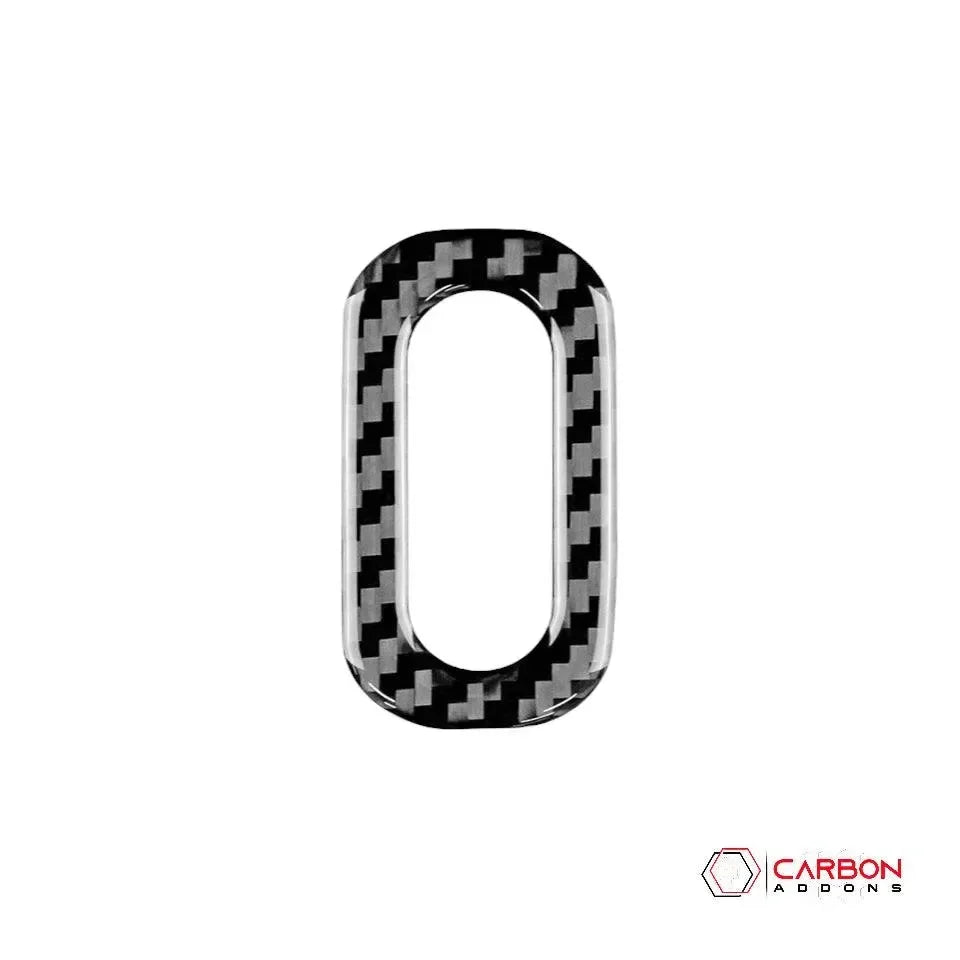 Real Carbon Fiber Memory Seat Trim Overlay for 2011-2020 Dodge Durango - carbonaddons Carbon Fiber Parts, Accessories, Upgrades, Mods