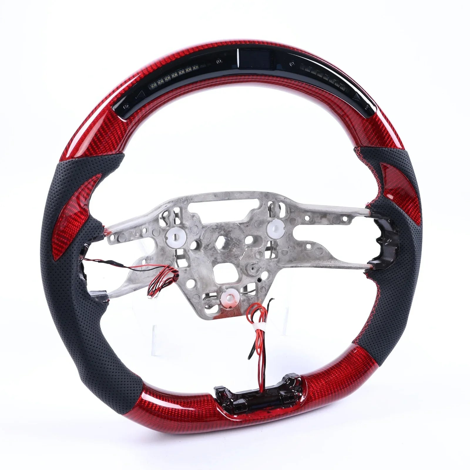 Customizable Heated Carbon Fiber Steering Wheel for 2024+ Ford Mustang