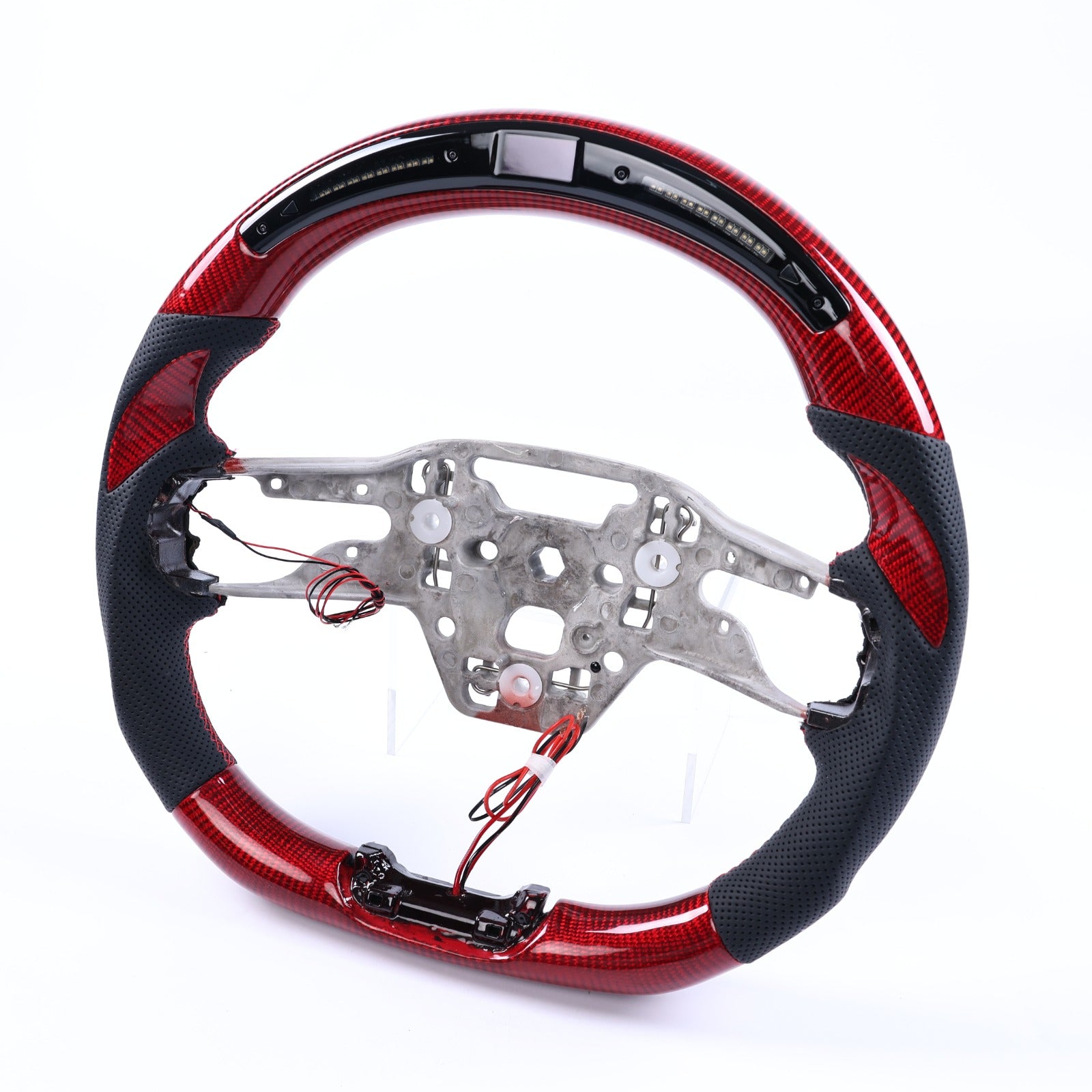 Customizable Heated Carbon Fiber Steering Wheel for 2024+ Ford Mustang