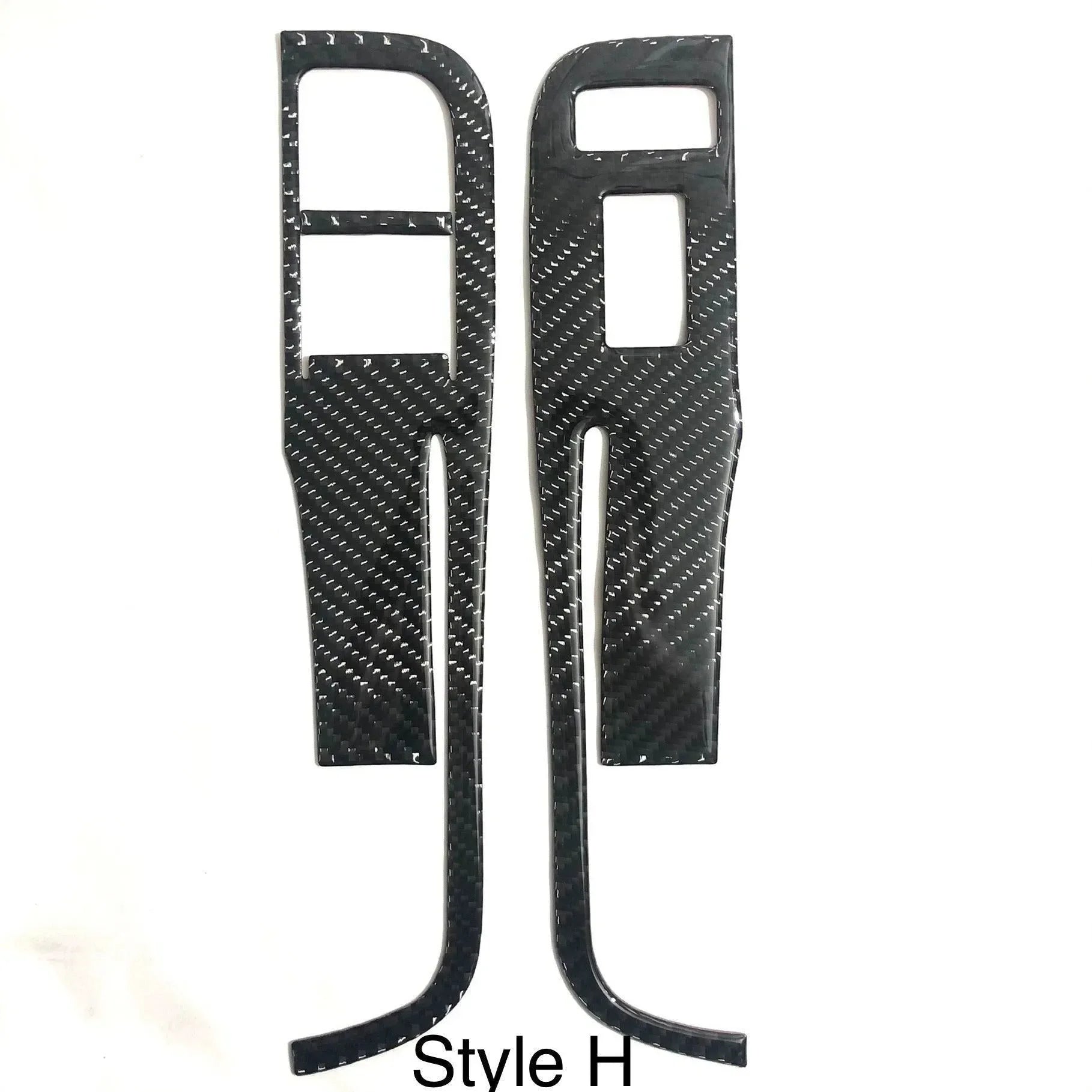 Real carbon fiber door panel trim for American muscle cars, Style H