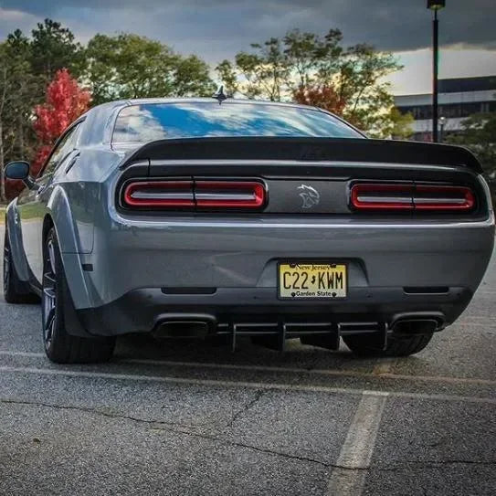 Dodge Challenger 2015–2023 Rear Diffuser – HDPE & Aluminum Belly Pan | ZL1 Addons