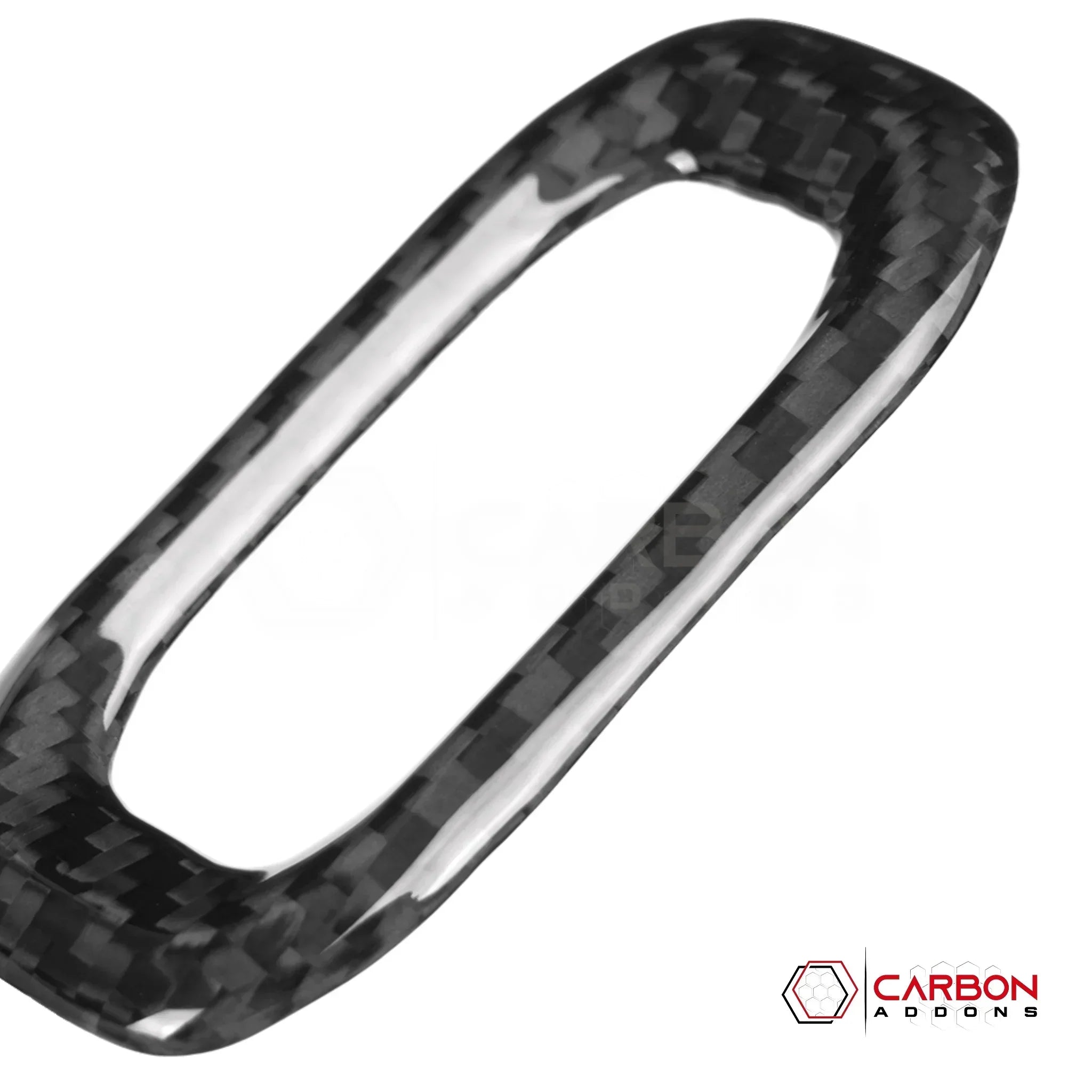 Jeep Gladiator JT & Wrangler JL Door Lock Switch Frame Trim Cover – Real Dry Carbon Fiber (Glossy or Matte) 2020–Current