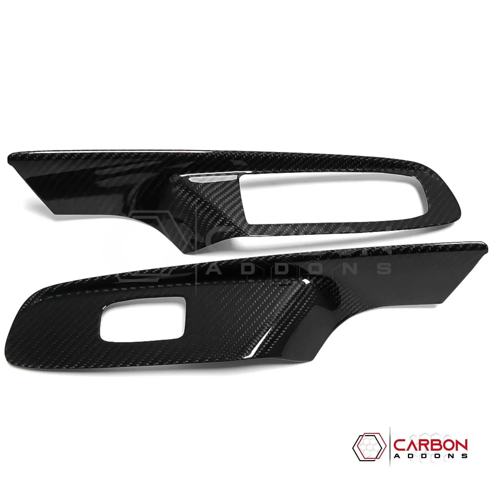 C8 Corvette Real Carbon Fiber Window Switch Trim Covers | Interior Upgrade (2020–2027)
