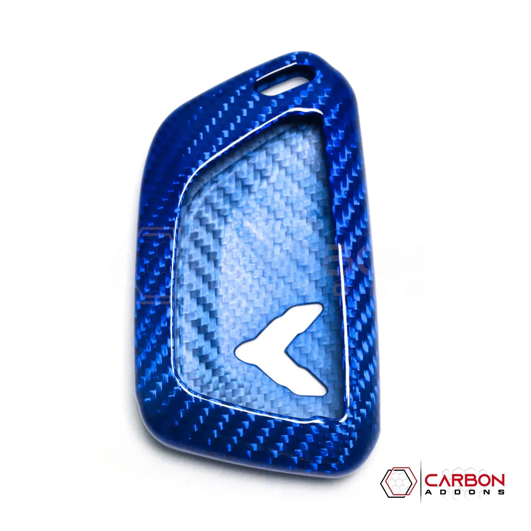 C8 Corvette Real Carbon Fiber Key Fob Cover | Black, Red, Blue & Forged Carbon (2020–2026)
