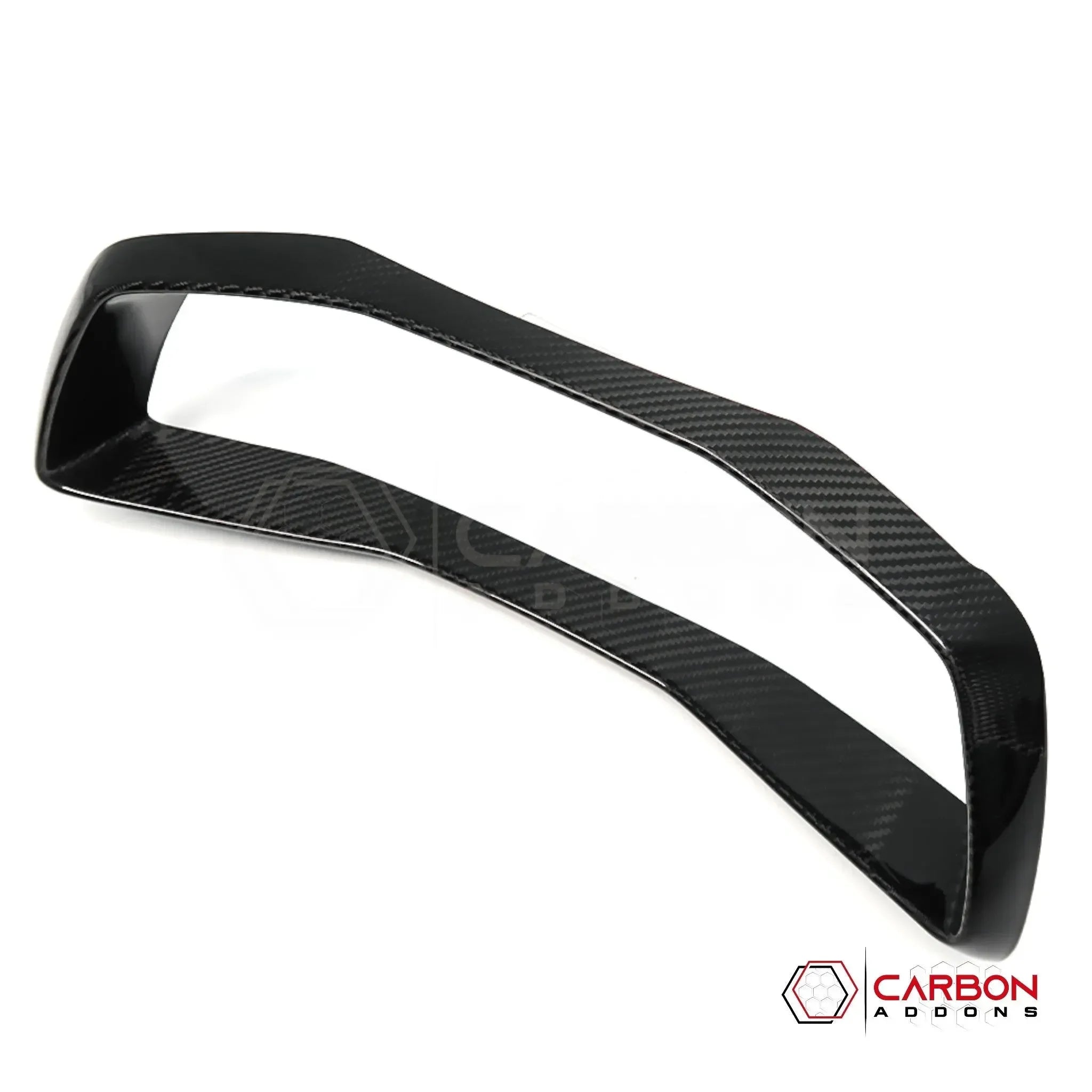 C8 Corvette Real Carbon Fiber Gauge Cluster Trim Cover | Interior Overlay (2020–2025)