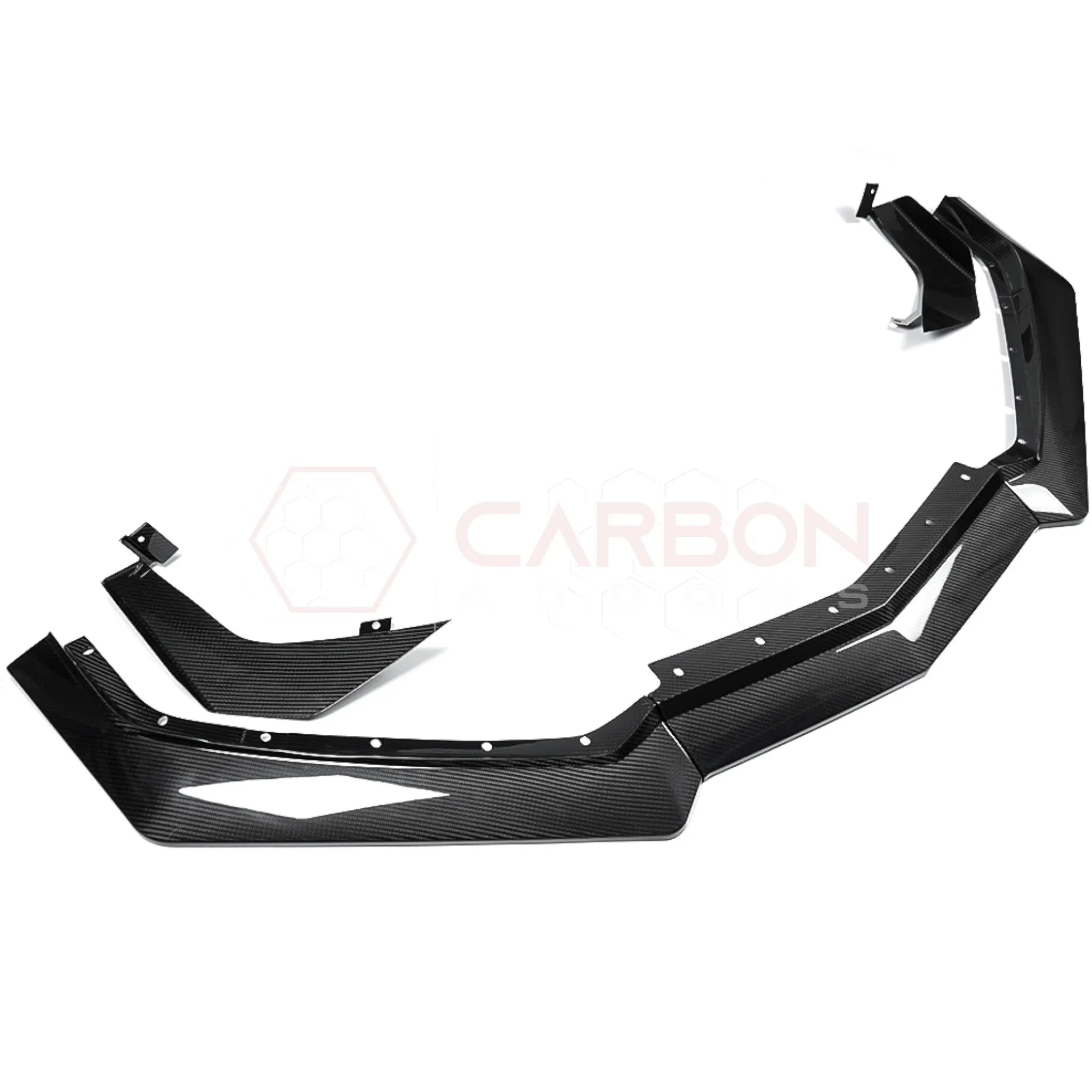 C8 Corvette Stingray Carbon Fiber Z07 Style Front Splitter & Canards